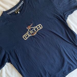 Perth, Australia kangaroo embroidered t-shirt